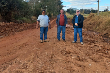 Prefeito acompanha execução de obras na ERS-514 