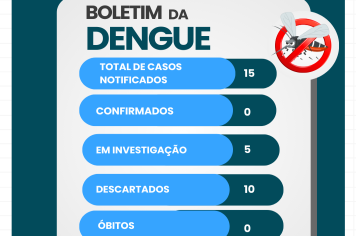 Secretaria de Saúde divulga o Boletim da Dengue