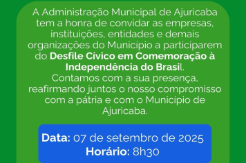 Município se prepara para o Desfile Cívico 