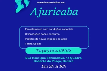 Data do atendimento da van da Corsan é alterada para o dia 9 de junho 