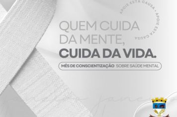 CRAS realiza atividades alusivas ao Janeiro Branco 