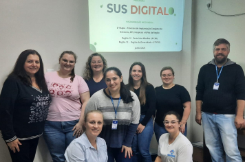 Profissionais da Saúde de Ajuricaba participam de capacitação sobre o SUS Digital