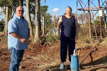 Município conclui poço artesiano da Linha 17