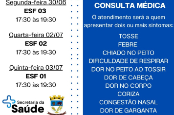 Secretaria de Saúde inicia turno estendido 