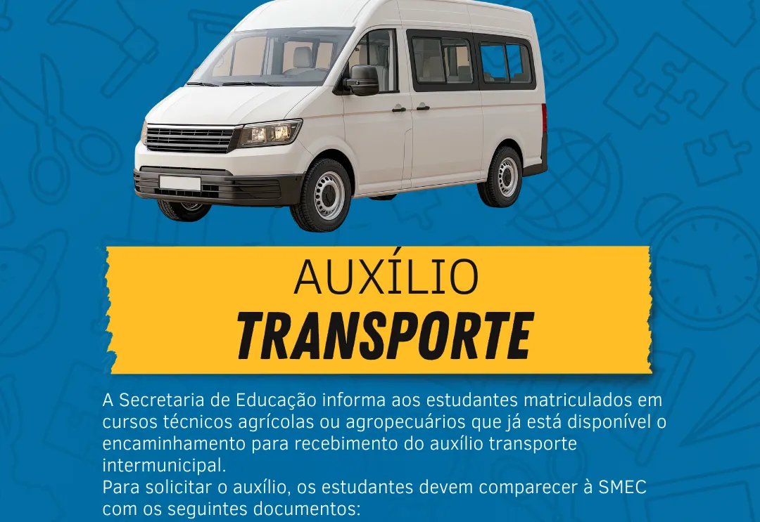 SMEC orienta estudantes de cursos técnicos agrícolas sobre auxílio transporte