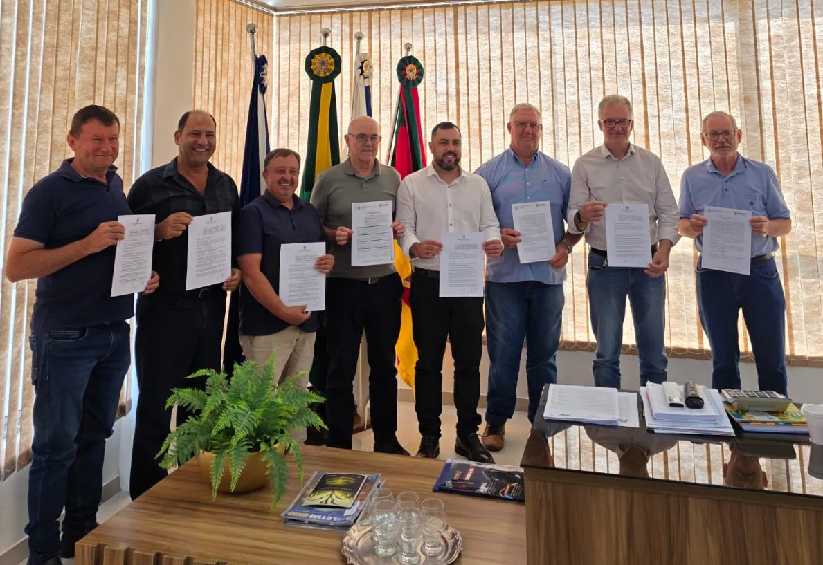 Município assina contrato com redução de R$ 160 mil no projeto de pavimentação da ERS 514