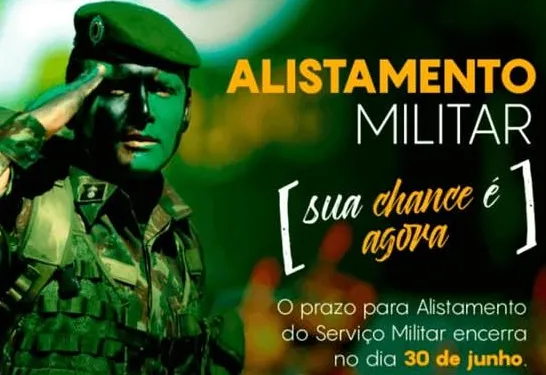 Alistamento Militar deve ser feito até 30 de junho