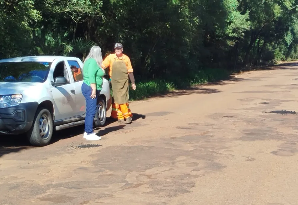 DAER realiza mais uma operação tapa-buracos na ERS 514