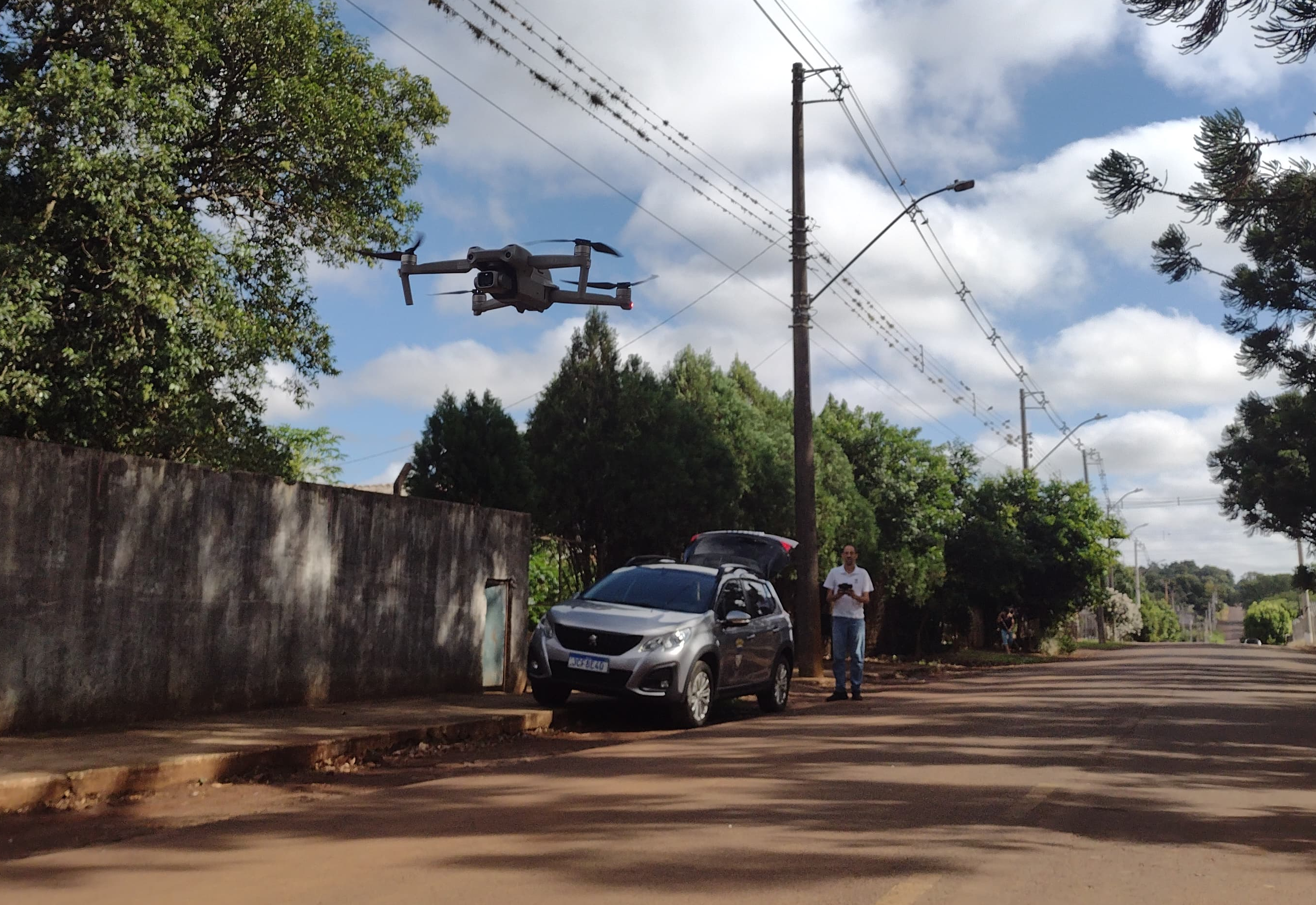 Vigilância Ambiental usa drone para identificar focos do mosquito da dengue 