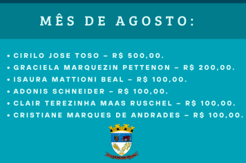 Ganhadores do Nota Fiscal Gaúcha