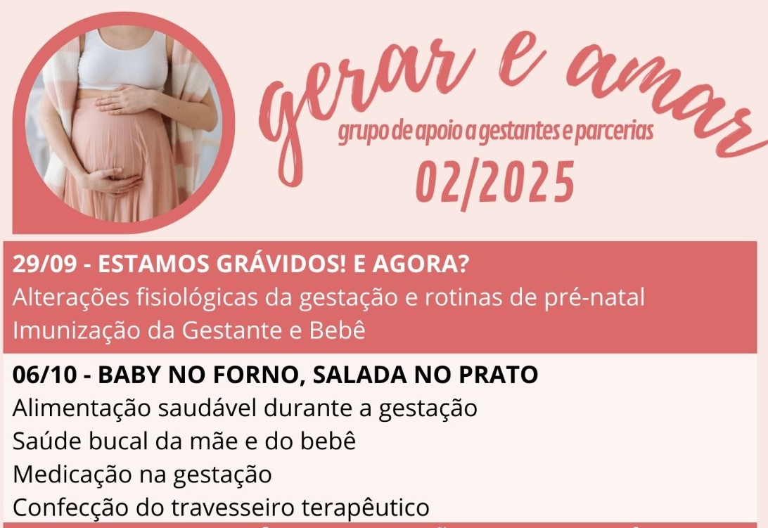 Secretaria de Saúde promove mais uma edição do Grupo de Gestantes